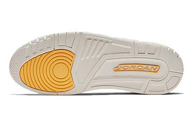 Jordan Legacy 312 Low-Top Vintage Basketball Shoes GS Yellow Black