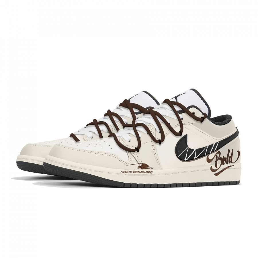Jordan Air Jordan 1 Tri-Experimental Laboratory Durable Breathable Low-Top Vintage Basketball Shoes Men's Ecru купить в интернет-магазине Yoocart с быстрой доставкой по России.