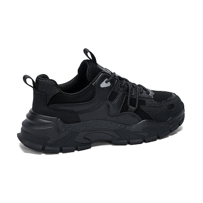 JEEP SPIRIT Low Top Chunky Sneakers Men's Graphite Black