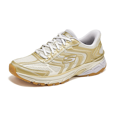 Skechers SPORT WOMENS Low Top Chunky Sneakers Women's Gold
