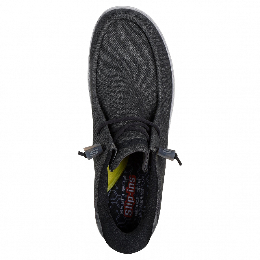 Skechers Melson Low Top Casual Shoes Men's Black