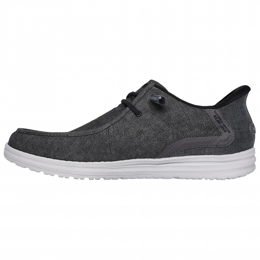 Skechers Melson Low Top Casual Shoes Men's Black