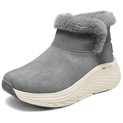 Skechers Max Cushioning Ankle Boots Women's Gray