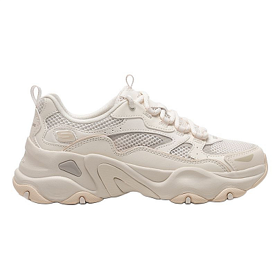 Skechers D'LITES 5.0 Low Top Chunky Sneakers Women's Beige