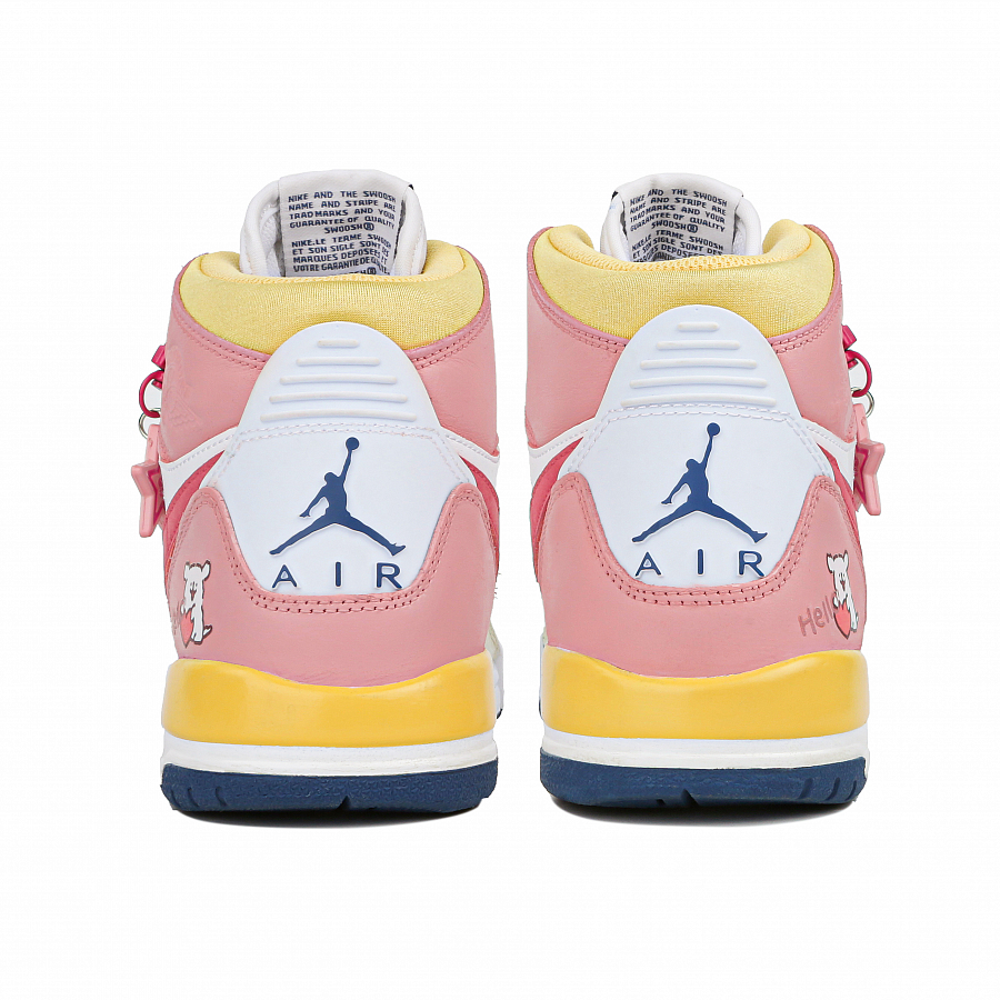 Jordan Legacy 312 High-Top Vintage Basketball Shoes GS Pink White купить в интернет-магазине Yoocart с быстрой доставкой по России.
