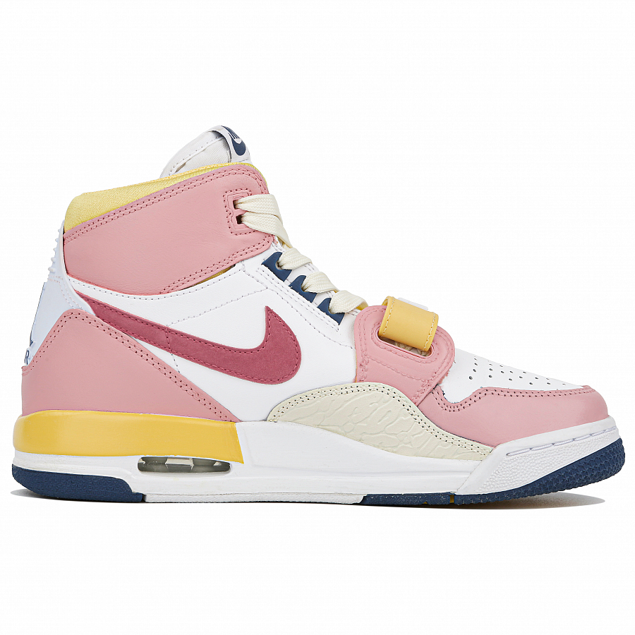 Jordan Legacy 312 High-Top Vintage Basketball Shoes GS Pink White купить в интернет-магазине Yoocart с быстрой доставкой по России.