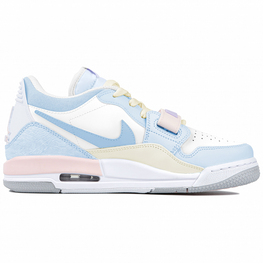 Jordan Legacy 312 Abrasion Resistant Low Top Vintage Basketball Shoes Unisex Sky Blue купить в интернет-магазине Yoocart с быстрой доставкой по России.