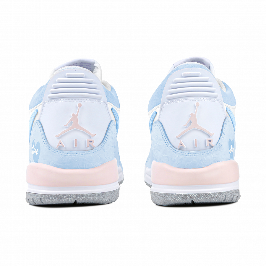 Jordan Legacy 312 Abrasion Resistant Low Top Vintage Basketball Shoes Unisex Sky Blue купить в интернет-магазине Yoocart с быстрой доставкой по России.