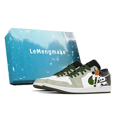 Jordan Air Jordan 1 Abrasion-Resistant Low-Top Vintage Basketball Shoes Unisex White