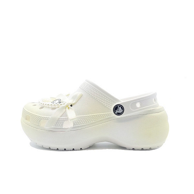 Crocs Classic Platform Clog Clogs Unisex White