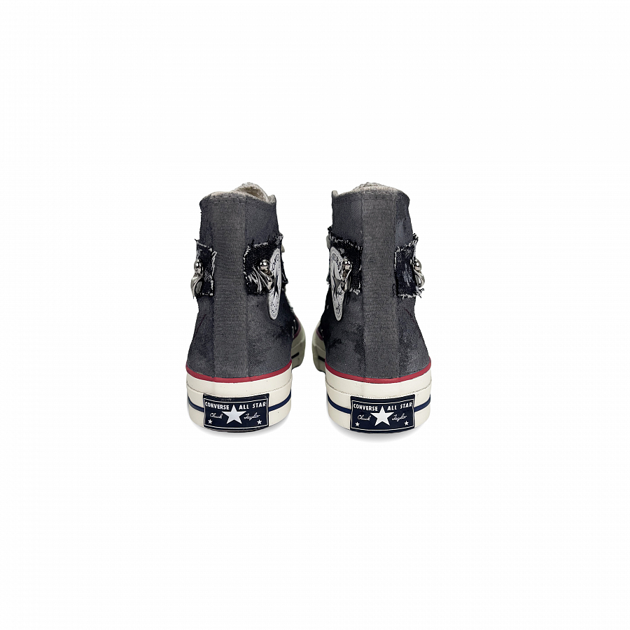 Converse Chuck 70 Abrasion Resistant High Top Canvas Shoes Unisex Black White Red купить в интернет-магазине Yoocart с быстрой доставкой по России.