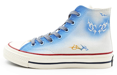 Converse Chuck 70 Abrasion Resistant High Top Canvas Shoes Unisex Blue White