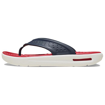 Crocs Abrasion Resistant Flip Flops Unisex Blue Red