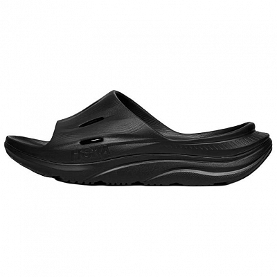 HOKA ONE ONE Slip Resistant Slide Slippers Men's Black