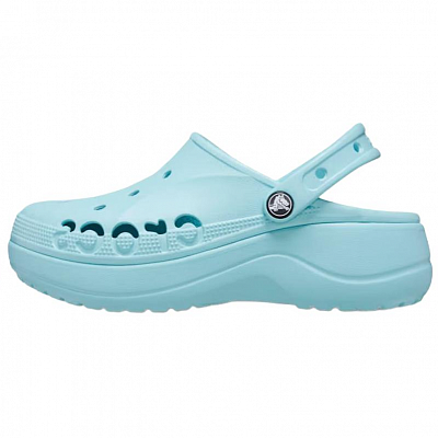 Crocs Baya Platform Clog Clogs Women's Blue