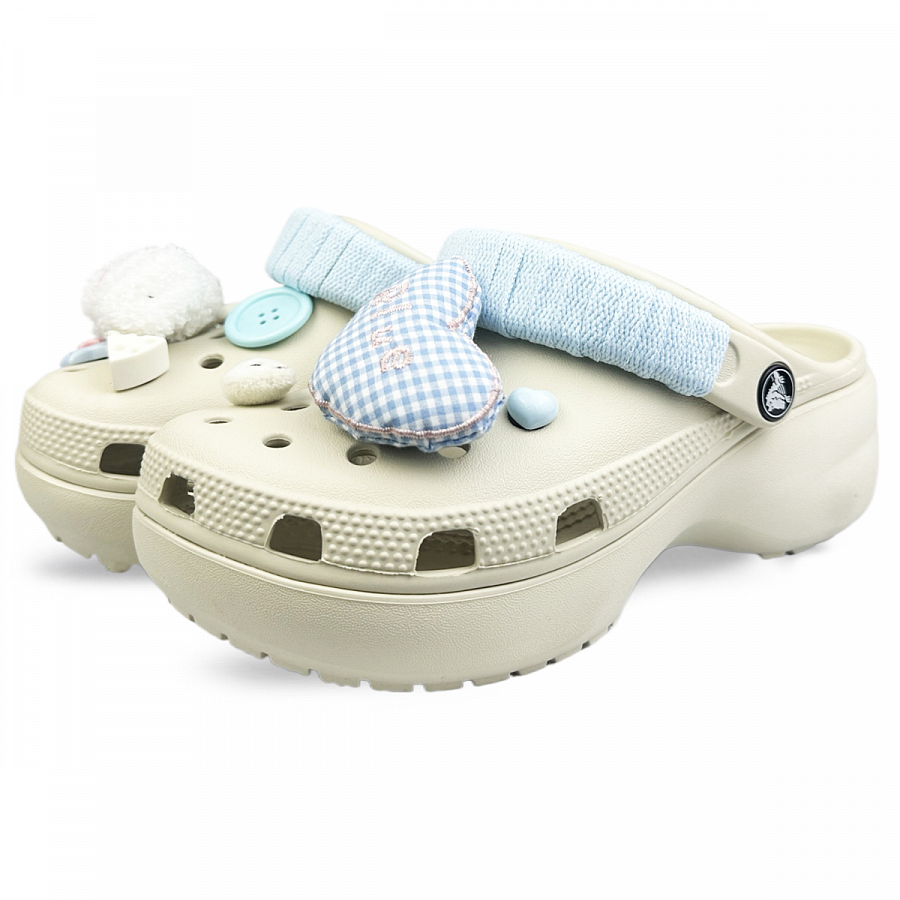 Crocs Classic Platform Clog Clogs Unisex White купить в интернет-магазине Yoocart с быстрой доставкой по России.