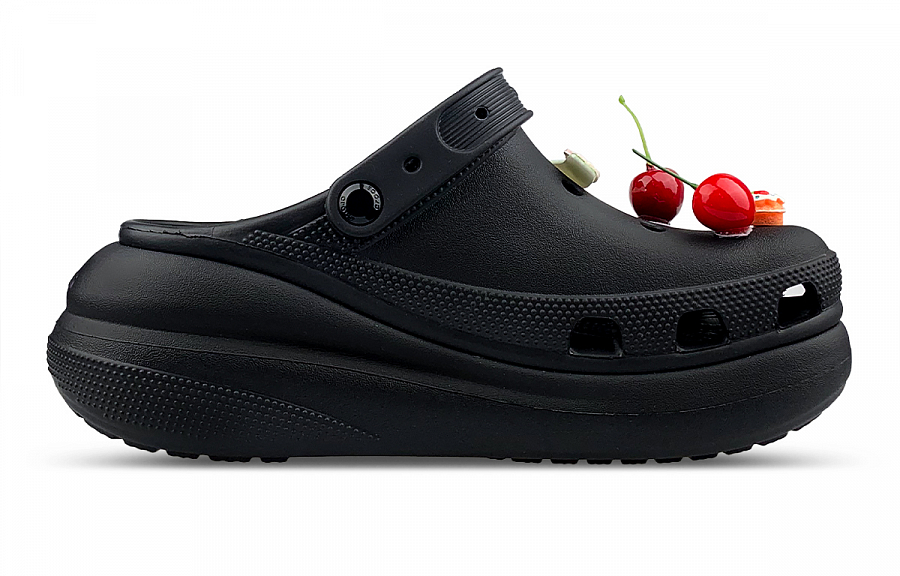 Crocs Crush Clog Clogs Unisex Black Red купить в интернет-магазине Yoocart с быстрой доставкой по России.