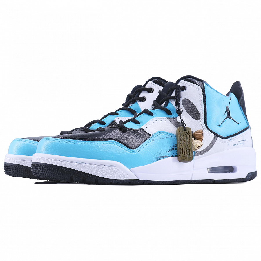 Jordan Courtside 23 Creation Collection Blue Sparkle Abrasion-Resistant Mid-Top Vintage Basketball Shoes Men's Sky Blue купить в интернет-магазине Yoocart с быстрой доставкой по России.