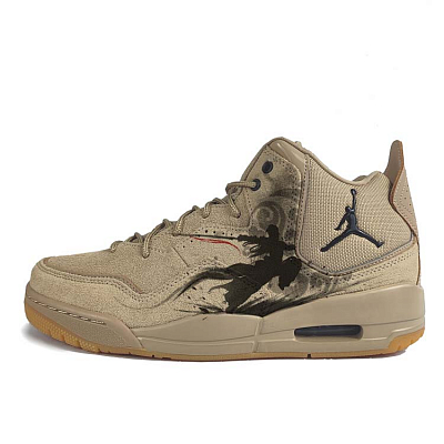 Jordan Courtside 23 Wear-Resistant Mid-Top Vintage Basketball Shoes Men's Brown