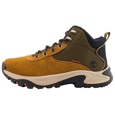 Timberland Maddsen Slip-Resistant Mid-Top Trekking Shoes Men's Brown