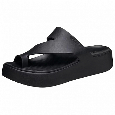 Crocs EVA Slip Resistant Flip Flops Women's Black