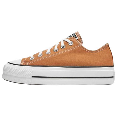 Converse Chuck Taylor All Star Lift Low Top Canvas Shoes Women's Orange