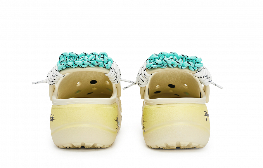 Crocs Baya Platform Clog 811 Manufacturing, Daisy Floral, Special Shoe Box Clogs Women's White Yellow Blue купить в интернет-магазине Yoocart с быстрой доставкой по России.