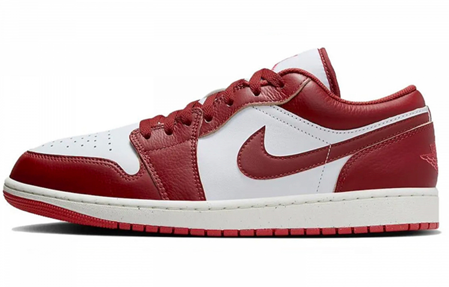 Jordan Air Jordan 1 Low Top Basketball Shoes Men's White Gold Red купить в интернет-магазине Yoocart с быстрой доставкой по России.