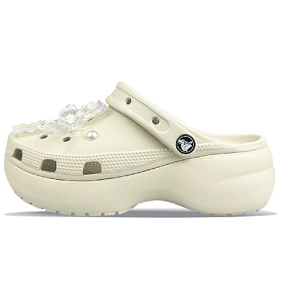 Crocs Classic Platform Clog Clogs Women's White