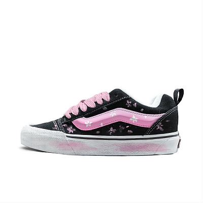 Vans Knu Skool Abrasion Resistant Low Top Skateboard Shoes Unisex Pink