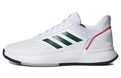 Adidas Courtsmash Shoes White/Green/Red