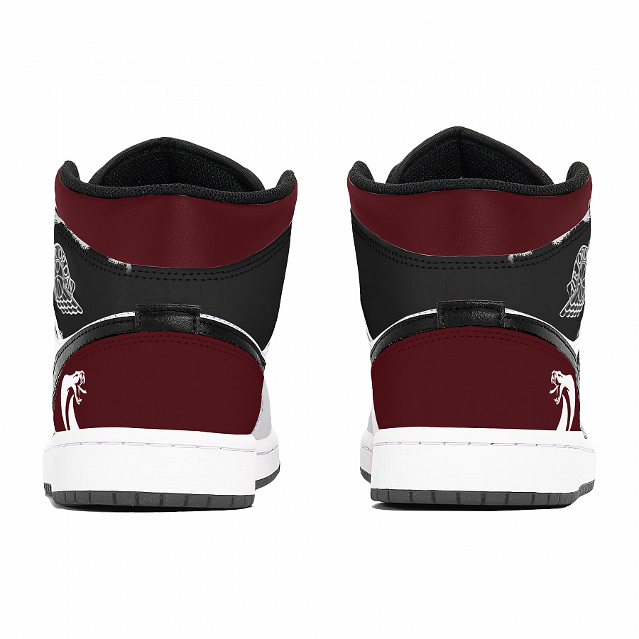 Jordan Air Jordan 1 Joy Lemon Abrasion-Resistant Mid-Top Vintage Basketball Shoes Unisex Black Red купить в интернет-магазине Yoocart с быстрой доставкой по России.