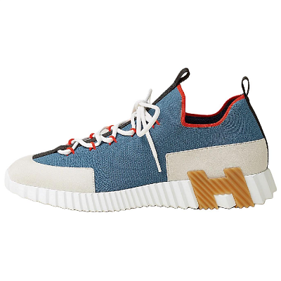 HERMES Lift Low Top Casual Shoes Men's Blue