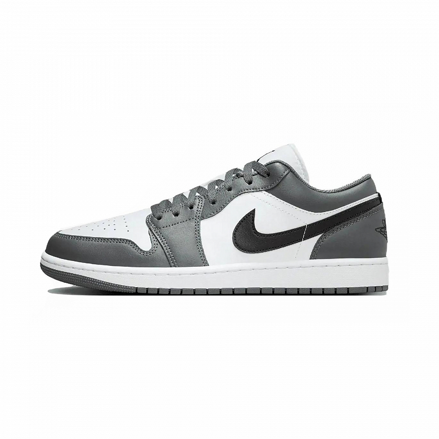 Jordan Air Jordan 1 Abrasion Resistant Low Top Vintage Basketball Shoes Unisex Gray купить в интернет-магазине Yoocart с быстрой доставкой по России.