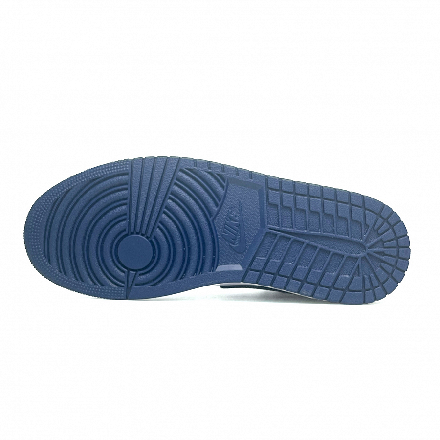 Jordan Air Jordan 1 Vassell Anti Slip Wear Resistant Low Top Vintage Basketball Shoes Men's White Blue купить в интернет-магазине Yoocart с быстрой доставкой по России.