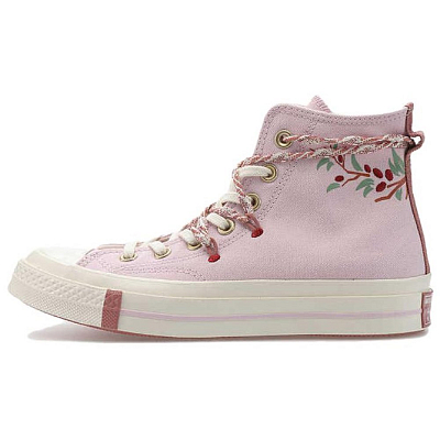 Converse CHUCK TAYLOR Anti Slip Wear Resistant High Top Canvas Shoes Unisex Pink
