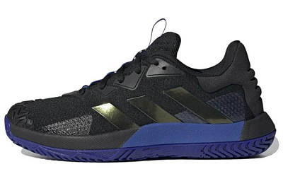 Adidas SoleMatch Control Tennis Shoes 'Core Black Lucid Fuchsia'
