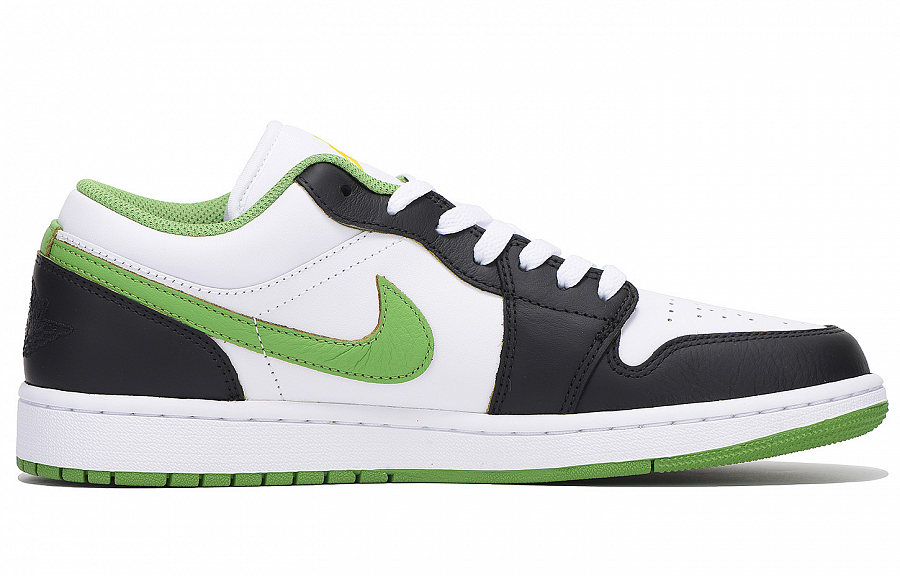 Jordan Air Jordan 1 Coverage Slip Resistant And Abrasion Resistant Low Top Skateboard Shoes Men's White Green купить в интернет-магазине Yoocart с быстрой доставкой по России.