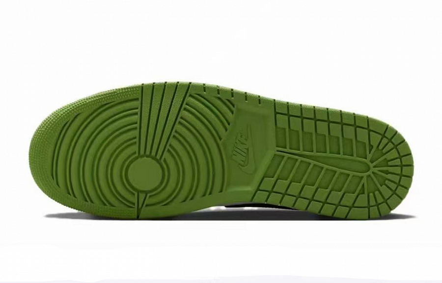 Jordan Air Jordan 1 Coverage Slip Resistant And Abrasion Resistant Low Top Skateboard Shoes Men's White Green купить в интернет-магазине Yoocart с быстрой доставкой по России.