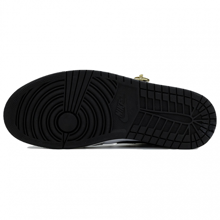 Jordan Air Jordan 1 Basketball Shoes Men Mid Top White/Black купить в интернет-магазине Yoocart с быстрой доставкой по России.