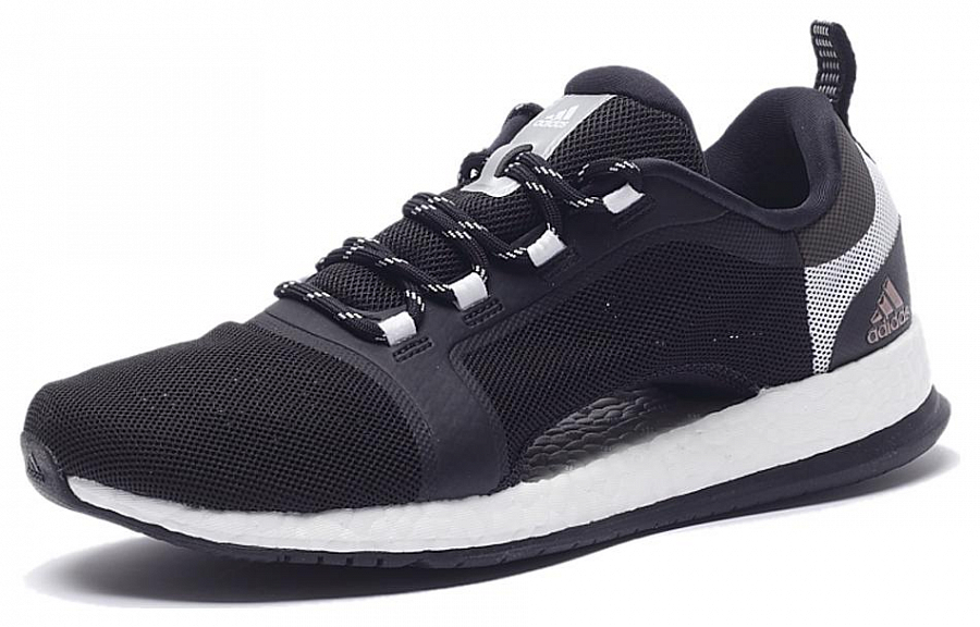 Adidas Pureboost X Cushioning Abrasion Resistant Support Low Top Running Shoes Women's Black White купить в интернет-магазине Yoocart с быстрой доставкой по России.
