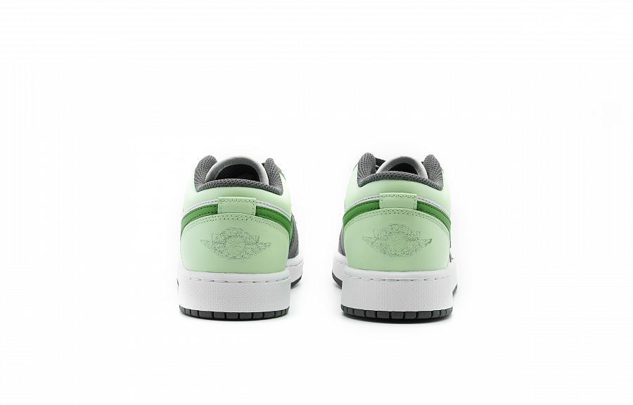 Jordan Air Jordan 1 Anti Slip Wear Resistant Low Top Vintage Basketball Shoes Unisex Gray Green купить в интернет-магазине Yoocart с быстрой доставкой по России.