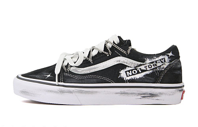 Vans Ward Anti-Slip Wear-Resistant Low-Top Canvas Shoes Unisex Black