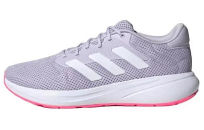 Adidas Response Durable Breathable Low-Top Running Shoes Unisex Purple White