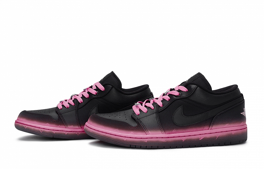 Jordan Air Jordan 1 Vintage Basketball Shoes Unisex Low Top Rose Red купить в интернет-магазине Yoocart с быстрой доставкой по России.