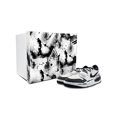 Jordan Legacy 312 Low Top Vintage Basketball Shoes Men's Black White
