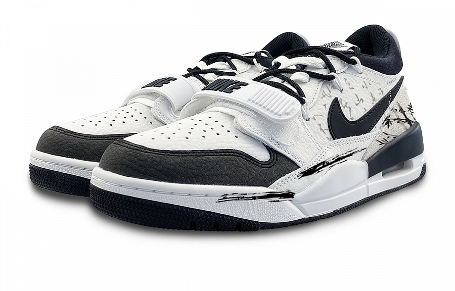 Jordan Legacy 312 Low Top Vintage Basketball Shoes Men's Black White купить в интернет-магазине Yoocart с быстрой доставкой по России.