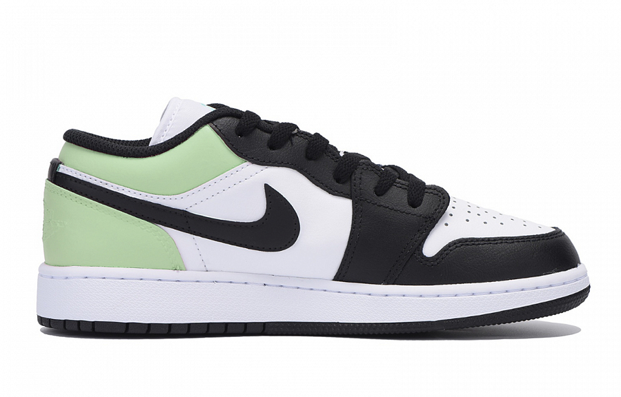 Jordan Air Jordan 1 Low Top Vintage Basketball Shoes Men's White Green купить в интернет-магазине Yoocart с быстрой доставкой по России.
