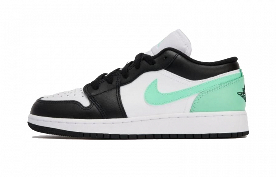Jordan Air Jordan 1 Low Top Vintage Basketball Shoes Men's White Green купить в интернет-магазине Yoocart с быстрой доставкой по России.