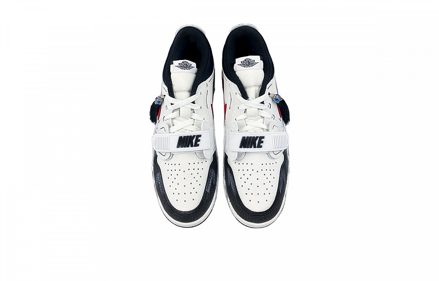 Jordan Legacy 312 Abrasion Resistant Slip Resistant Low Top Vintage Basketball Shoes Men's Black White купить в интернет-магазине Yoocart с быстрой доставкой по России.